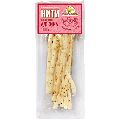 Белково-жировой продукт полутвердый «Нити» со вкусом Аджика